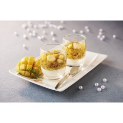 Verrine de St Jacques & mangue
