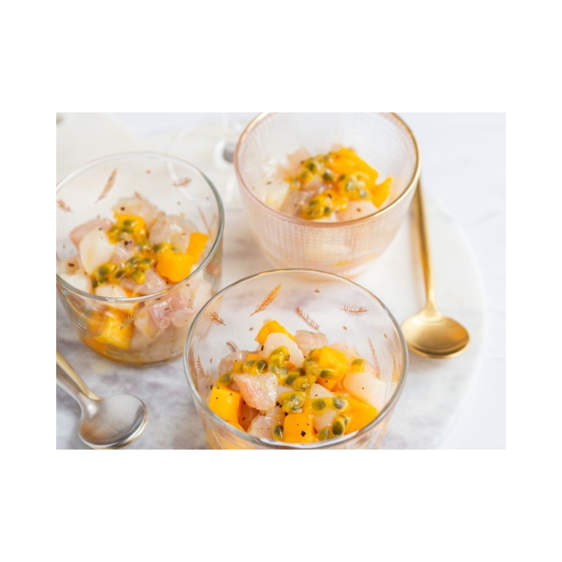 Verrine Tartare de Daurade & agrumes Verrine Tartare de Daurade & agrumes
