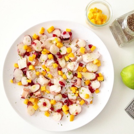 Salade de Poulpe & mangue