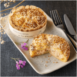 Tourte truite et amande