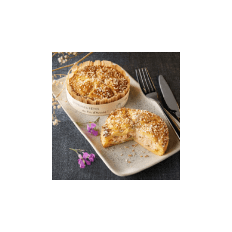 Tourte truite et amande